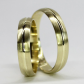 Flora Gold snubní prsteny ze žlutého zlata
