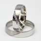 Clara White snubní prsteny z bílého zlata