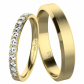 Slunce Gold - snubní prsteny ze žlutého zlata