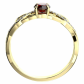 Kelt Gold půvabný zásnubní prsten ze žlutého zlata