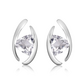 Bojana S White Topaz stříbrné náušnice s bílým topazem