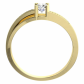 Adéla Gold  krásný prsten ze žlutého zlata