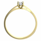 Leona Gold  zásnubní prsten ze žlutého zlata