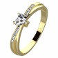 Viktorie Gold prsten ze žlutého zlata