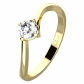Pamela Gold Briliant zásnubní prsten ze žlutého zlata