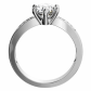 Elita Silver zásnubní prsten ze stříbra