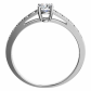 Milena White  zásnubní prsten z bílého zlata