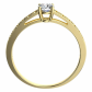 Milena Gold Briliant zásnubní prsten ze žlutého zlata