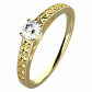 Milena Gold zásnubní prsten ze žlutého zlata