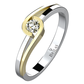 Selina Colour GW zásnubní prsten z bílého a žlutého zlata
