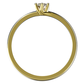 Demi G Briliant zásnubní prsten ze žlutého zlata