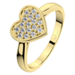 Rozmarýnka Princess G Briliant zásnubní prsten ze žlutého zlata