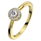 Ladunka Princess G Briliant zásnubní prsten ze žlutého zlata