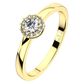 Rézinka Princess G Briliant prsten ze žlutého zlata