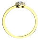 Rézinka Princess G Briliant prsten ze žlutého zlata