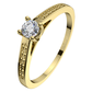 Rubyn Gold elegantní zásnubní prsten
