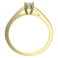 Rubyn Gold elegantní zásnubní prsten