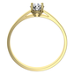 Marcelka Gold  zásnubní prsten ze žlutého zlata