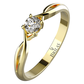 Neve G Eko Briliant I. zásnubní prsten ze žlutého zlata