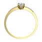 Paulina Gold zásnubní prsten ze žlutého zlata