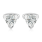 Silesia S White Topaz stříbrné náušnice s bílým topazem