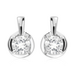 Vistula S White Topaz stříbrné náušnice s bílým topazem
