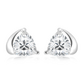 Lovise S White Topaz stříbrné náušnice s bílým topazem