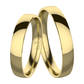 Absolon Gold comfort - snubní prsteny ze žlutého zlata