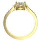 Zlata Princess Gold zásnubní prsten ze žlutého zlata