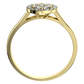 Maruška Princess Gold zásnubní prsten ze žlutého zlata