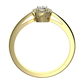 Ladunka Princess Gold zásnubní prsten ze žlutého zlata