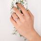Maruška Princess White zásnubní prsten z bílého zlata