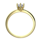 Zurina Gold zásnubní prsten ze žlutého zlata