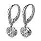 Kariméra stříbrné náušnice se zirkony