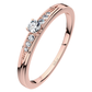Nomia R Briliant  prsten z růžového zlata