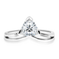 Dew White Topaz - prsten ze stříbra s bílým topazem