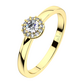Rézinka Princess G Briliant prsten ze žlutého zlata