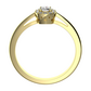 Ladunka Princess G Briliant zásnubní prsten ze žlutého zlata