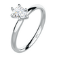Nokto W Briliant zásnubní prsten z bílého zlata s brilianty