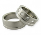 Trendy stone  luxusní snubní prsteny z chirurgické oceli