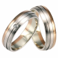 Taddeo Colour RW svatební prsteny z bílého a červeného zlata