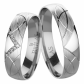 Jolana White  - moderní prsten z bílého zlata 