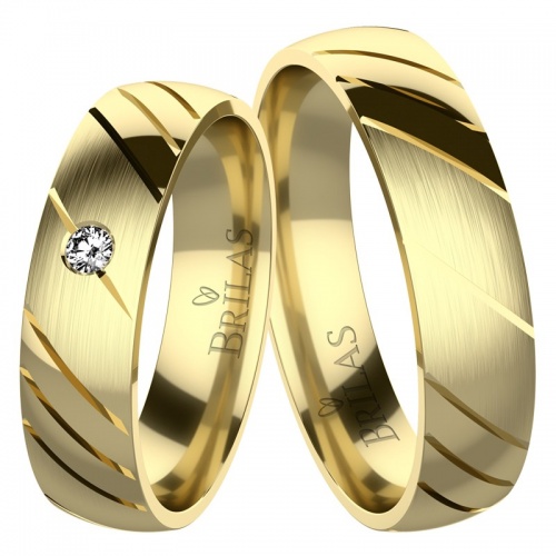 Dorian Gold  - ryté snubní prsteny ze žlutého zlata 