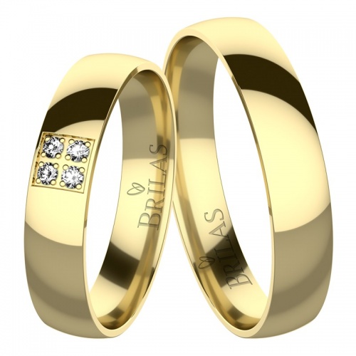 Sisi Gold - snubní prsteny ze žlutého zlata