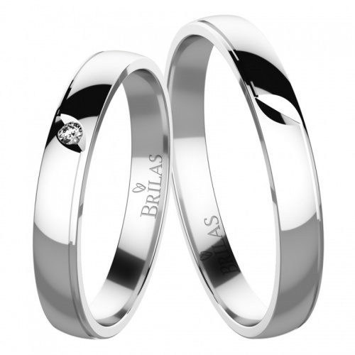 Rumba Silver  - snubní prsteny ze stříbra 