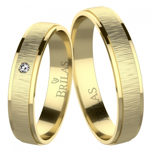 Lucia Gold - snubní prsteny ze žlutého zlata