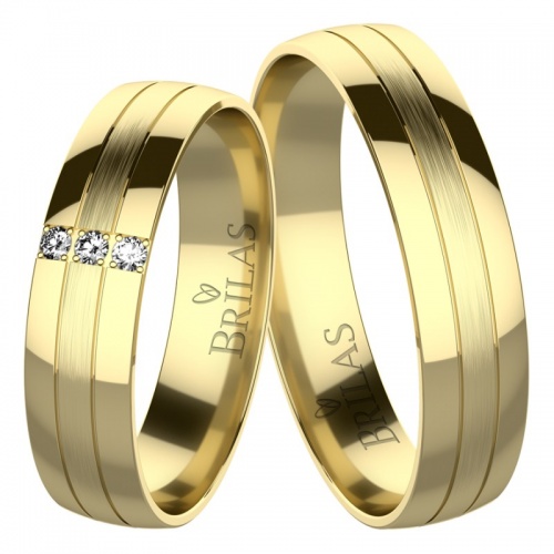 Katy Gold - snubní prsteny ze žlutého zlata