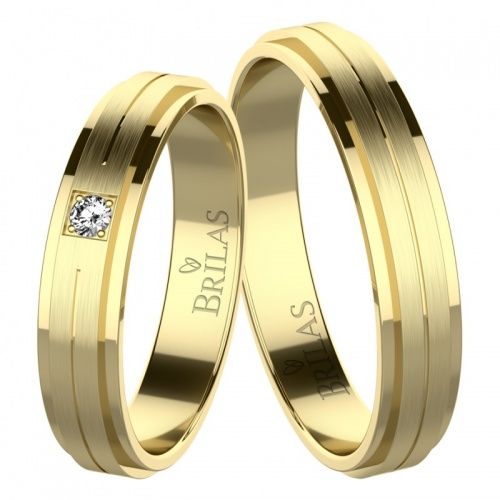 Luki Gold - snubní prsteny ze žlutého zlata