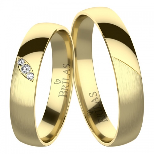 Egypt Gold - snubní prsteny ze žlutého zlata