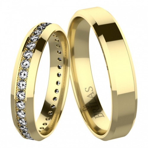 Ottone Gold - snubní prsteny ze žlutého zlata
